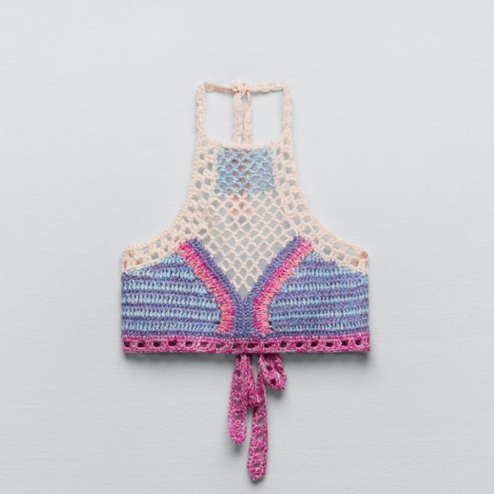 Zara Crochet Crop Top